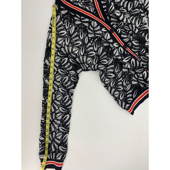 Dolce Cabo Black and White Cardigan Size L - Picture 11 of 12
